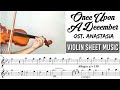 Once Upon A December Ost Anastasia Violin Sheet Music