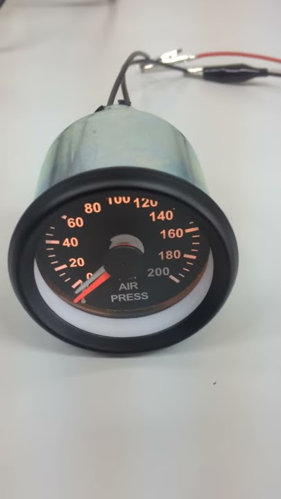 52mm Dual pressure gauge-200psi
