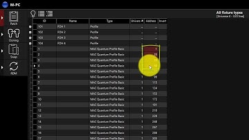 2.5 Editing Patched Fixtures