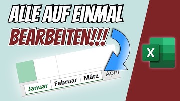 Excel-Tipp: mehrere Blätter gleichzeitig bearbeiten (auch für OpenOffice und Libreoffice)