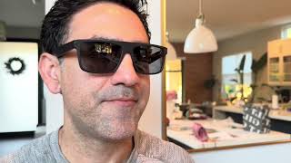 Tom Ford mens polarized sunglasses try on Philippe Matte black