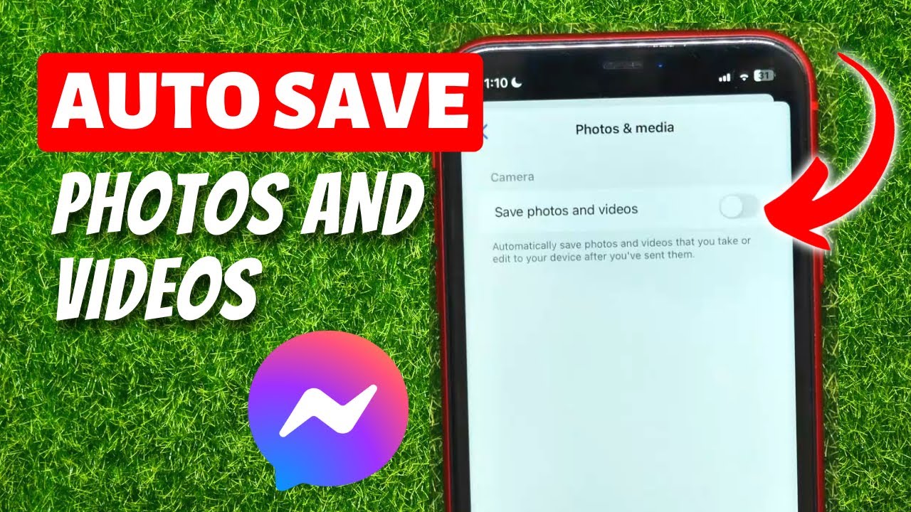 How to Auto Save Photos & Videos on Facebook Messenger YouTube