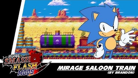 SSF2 Mods Showcase: Mirage Saloon Train (by @brandonccf)