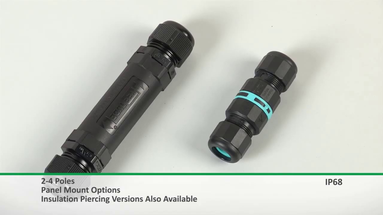 Hylec-APL Mini Teetube and Teeplug weatherproof connectors