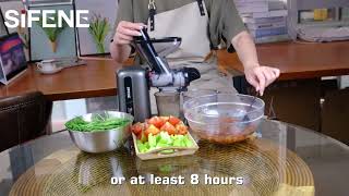 Make Your Homemade Almond Milk With SiFENE Slow Cold Press Juicer Mini by SiFENE 196 views 1 year ago 1 minute, 1 second