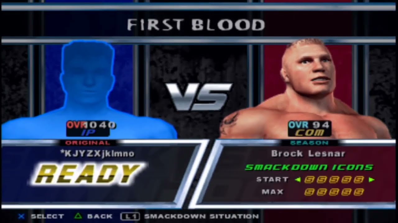 WATCH-WWE SMACKDOWN HCTP GAMEPLAY -FIRST BLOOD MATCH