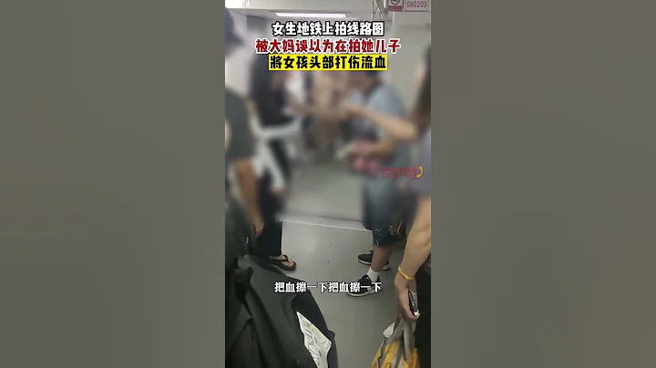 女生地鐵上拍線路圖 被大媽誤以為在拍她兒子 將女孩頭部打傷流血 #shorts - 天天要聞