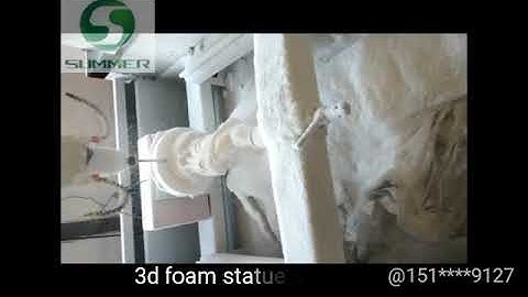 styrofoam cnc router with rotary axis