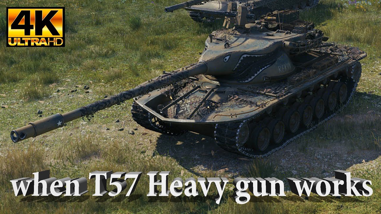 T57 Heavy Tank video in Ultra HD 4K 9457 dmg, 4 kills, 1363 exp, 1130 ...