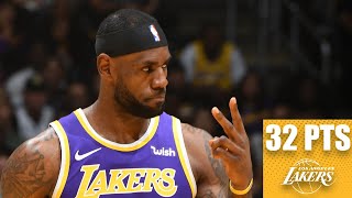 The los angeles lakers earn their first victory of 2019-20 nba regular
season against utah jazz, 95-86, as lebron james flirts with a
triple-double b...