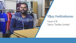 How PROTRACKER helps to take data driven decision in apparel industry | Vijay - Saturn Textiles Ltd screenshot 1
