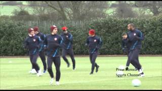 Thierry Henry's last Arsenal Training Session 2012
