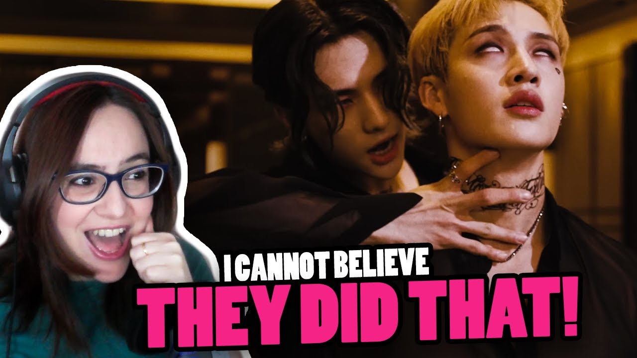 MY FIRST TIME WATCHING STRAY KIDS! RED LIGHTS BANG CHAN AND HYUNJIN | M/V REACTION