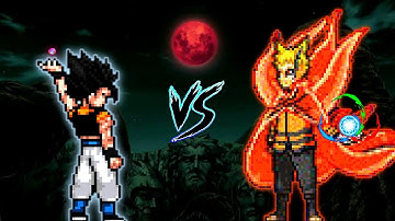 Gogeta TP V4 OP (all form) (New) VS Naruto Baryon V3.2 OP in Jump Force Mugen