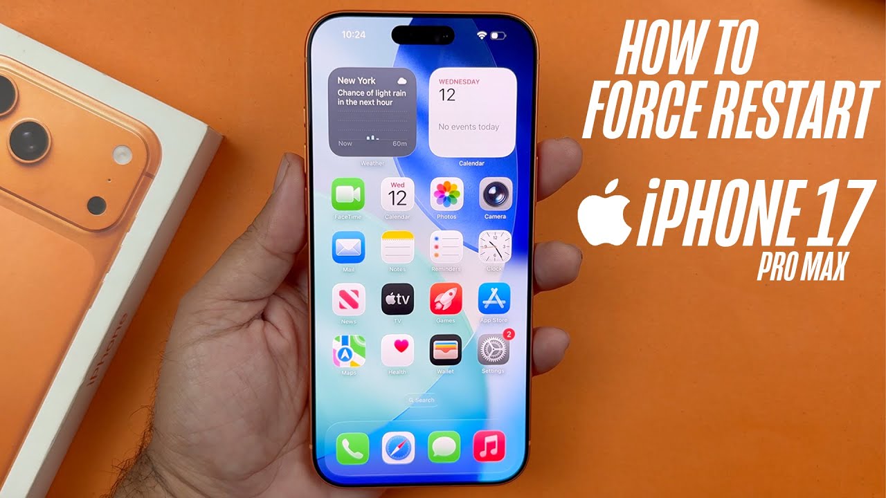 iPhone 17/Pro/Max - How to Force Restart / Reset