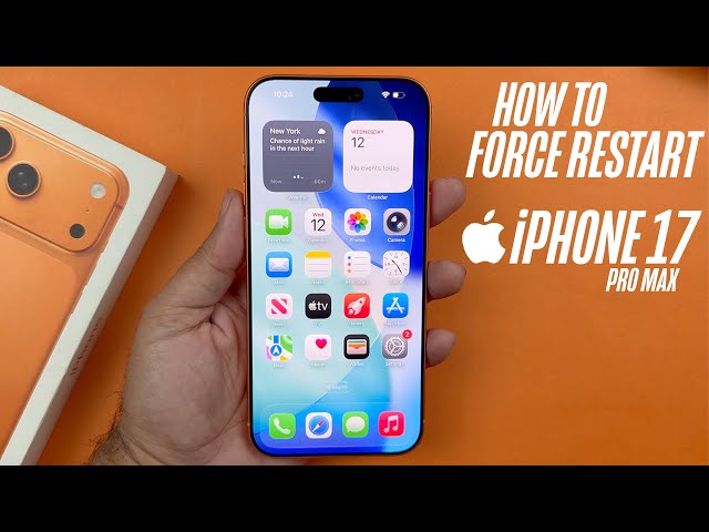 iPhone 17/Pro/Max - How to Force Restart / Reset - YouTube