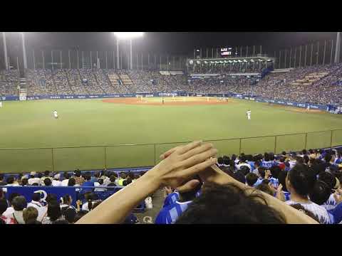 乙坂 村上のフィルダースチョイスで逆転 2-3 ヤクルト対横浜 2019/8/12