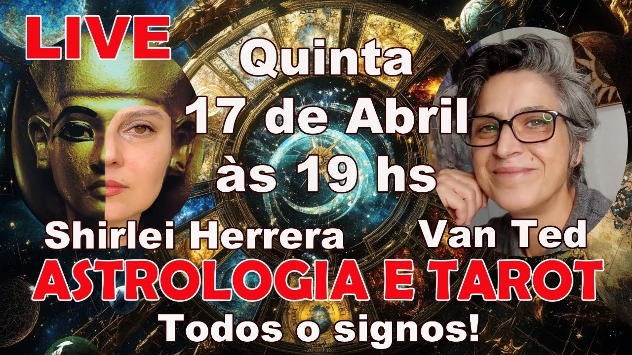 LIVE - Astrologia e Tarot para todos os signos! Energias de Abril - YouTube