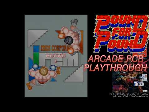 [Arcade PCB] Pound For Pound - 1CC #ClassicGames #ArcadeGames #RetroGameOneCoin