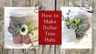 How to Make Dollar Tree Hats