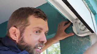 Outdoor Shades USA - Inside mount outdoor shade installation
