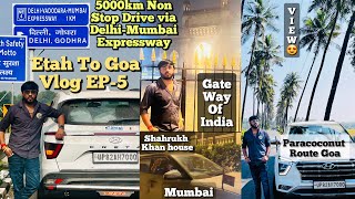 5000km NON STOP ETAH TO GOA VLOG EP-5 || Via Mumbai Delhi Expressway || 48 Hours Drive 🥱 by Saksham7000(All Rounder) 1,626 views 3 months ago 12 minutes, 20 seconds