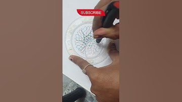 "Circle Art, Full Satisfaction!"#spirograph#satisfying#Mesmerizing#art#magic#circal# drawing#shorts"