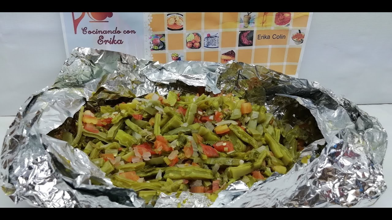 NOPALES AL VAPOR EN ALUMINIO - YouTube