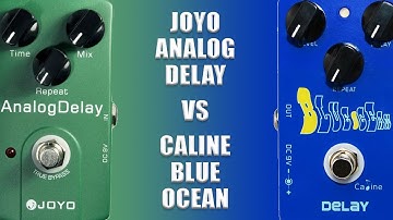 Joyo Analog Delay VS Caline Blue Ocean Analog Delay
