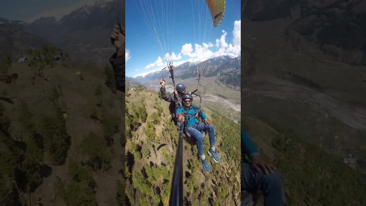 || Paragliding in Kullu Manali || #paragliding360#paraglidingvideos #trendingshorts#stunt #adventure