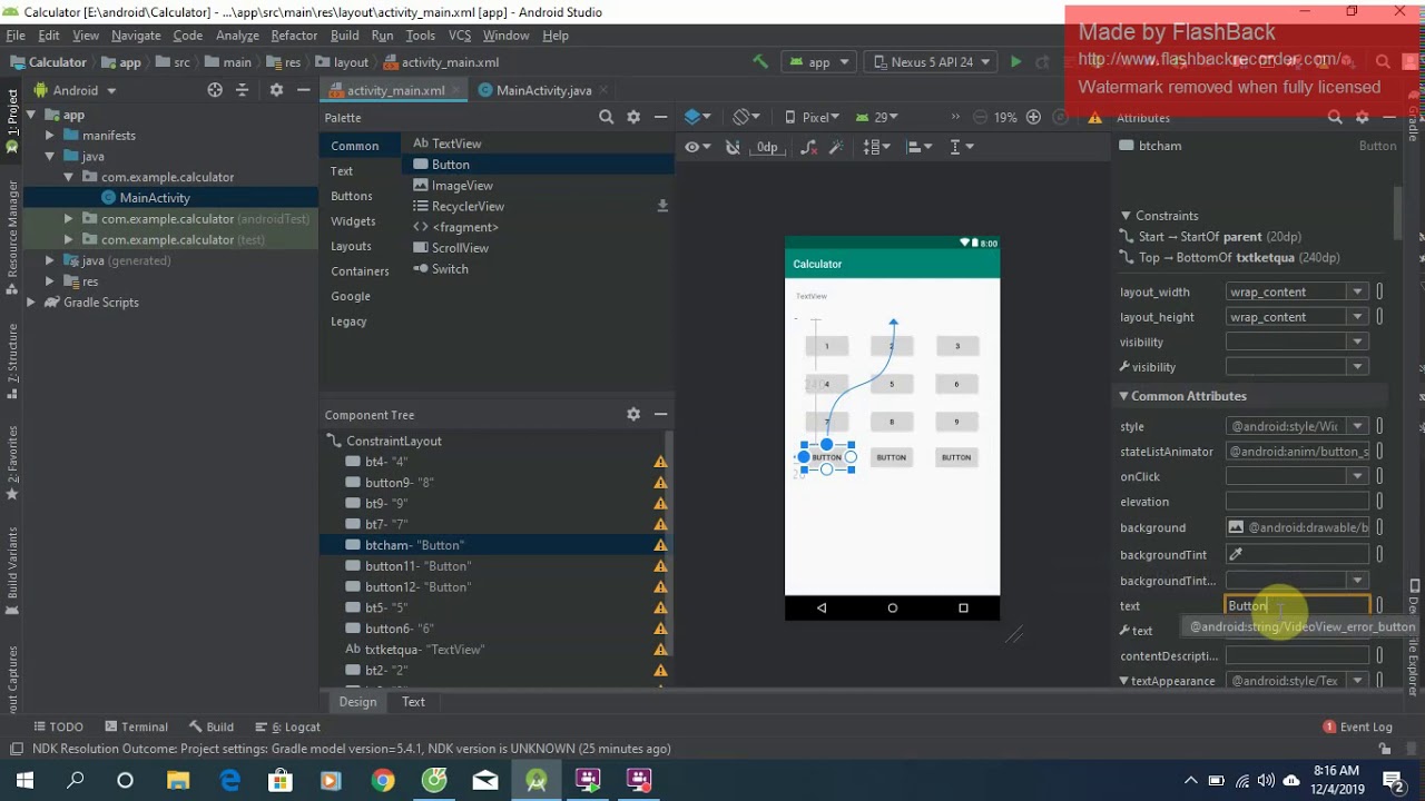 Demo ung dungCalculator - YouTube