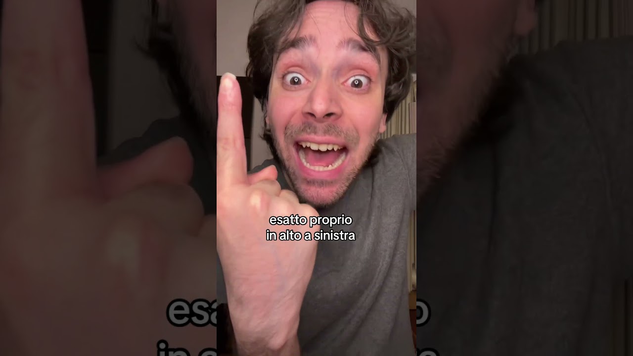 te l’ho dovuto indicare io