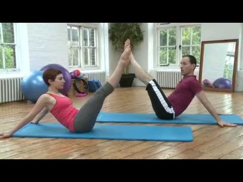 Pilates Hip Circles - Exercise How-to - Skimble Workout Trainer