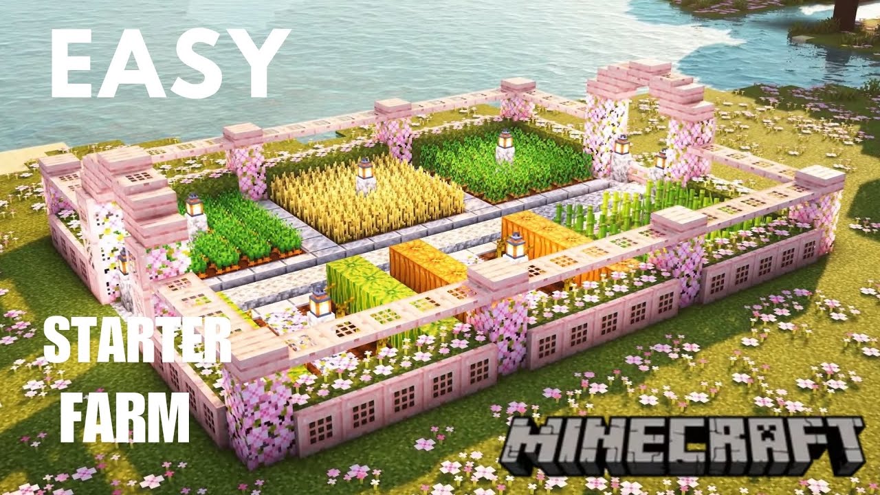 Minecraft Easy Starter Farm || Minecraft Survival 1.21 - YouTube