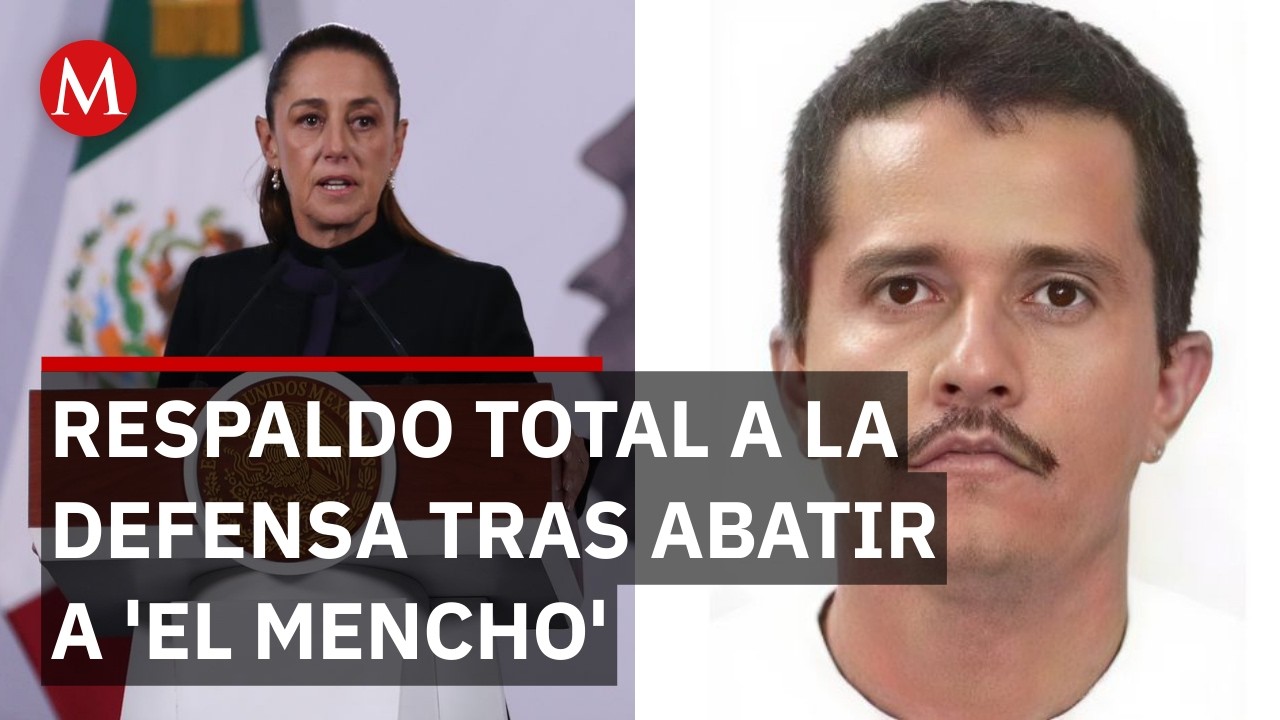 Sheinbaum reconoce a la Defensa por golpe histórico tras abatir a 'El Mencho'