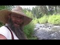 Hillbilly survives and thrives in them idaho mountains troutfishing morels survival shtf