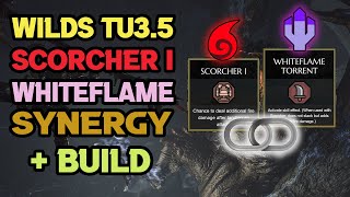 Synergy of Scorcher & Whiteflame (Fire & Dragon) - MH Wilds TU 3.5 - Switch Axe Build - MH Math #107