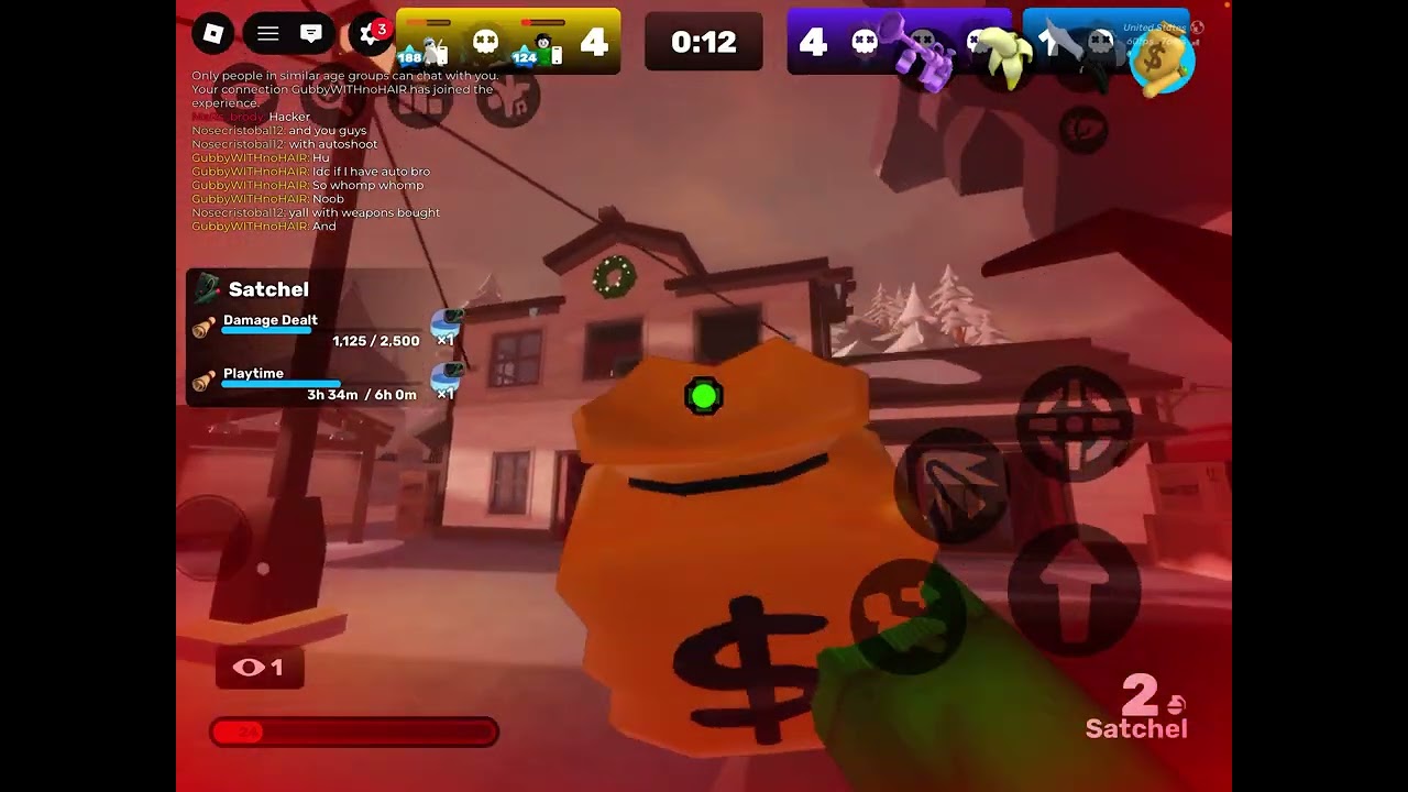 There was a hacker in my game and my team almost won