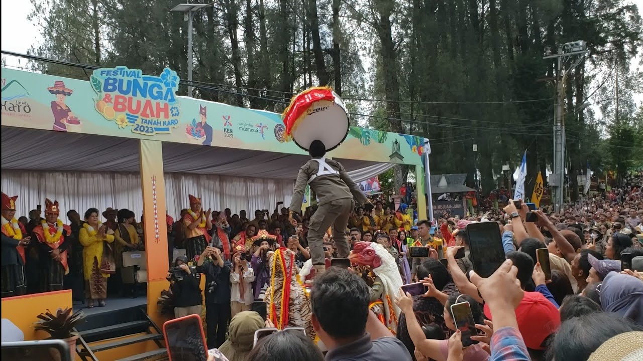 Marching Band Satpol PP - Festival Bunga dan Buah Tanah Karo 2023
