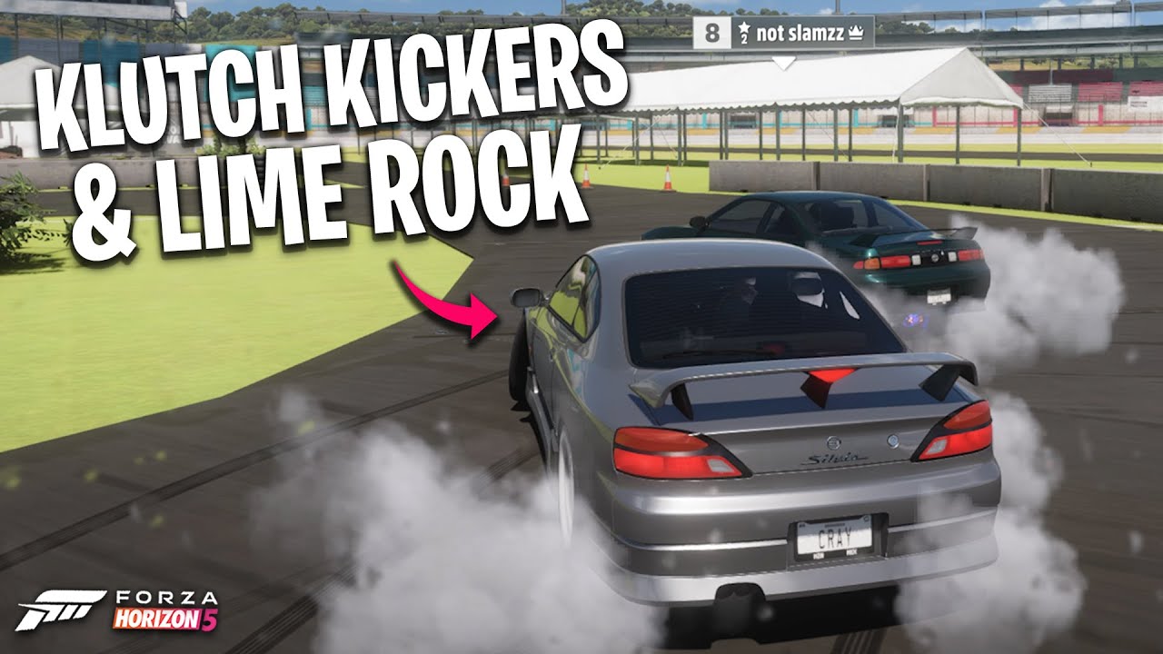 350 HP S15 DRIFTING Custom KLUTCH KICKERS TRACK + OTM LIME ROCK Tandem