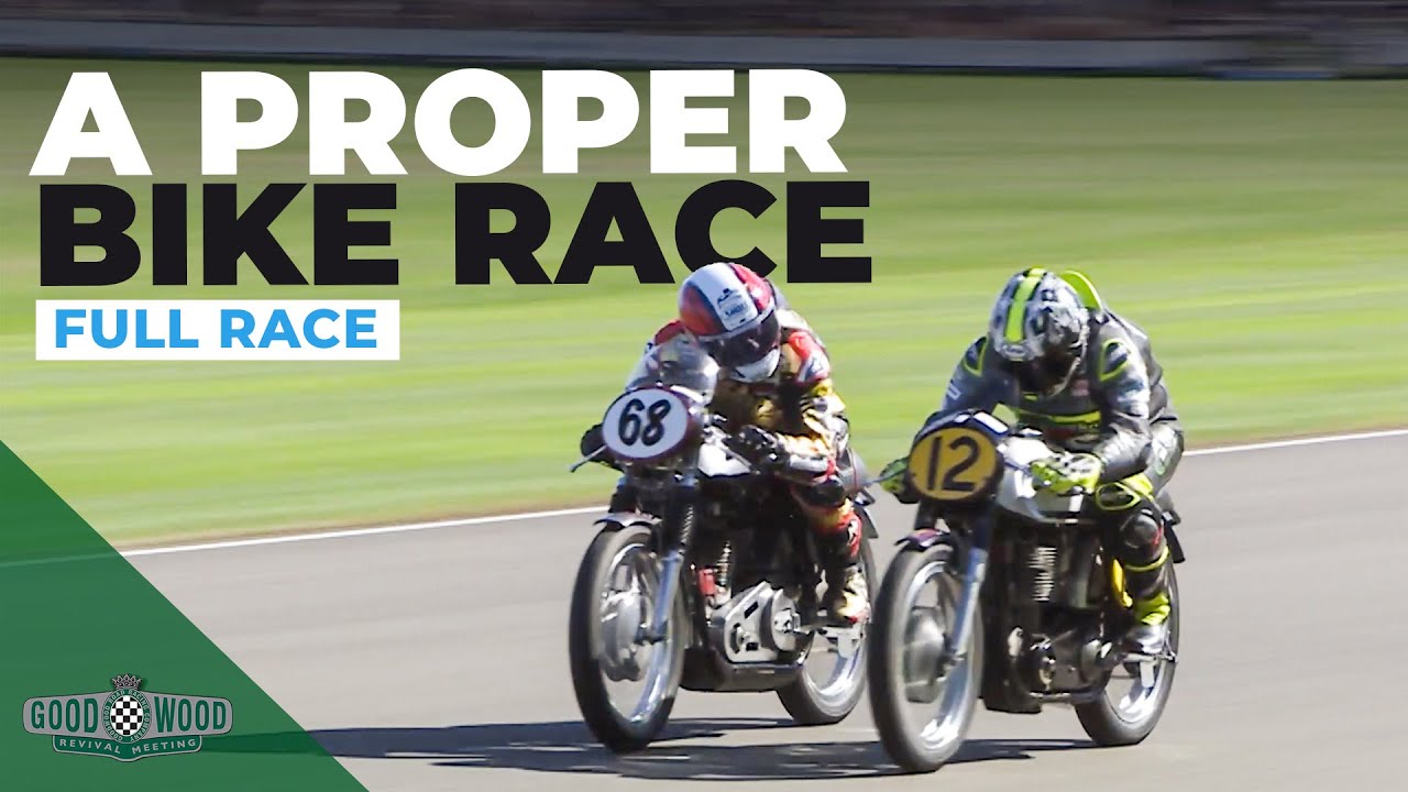 ⁣Tight two-way fight | 2022 Barry Sheene Memorial Trophy full race | Goodwood Revival