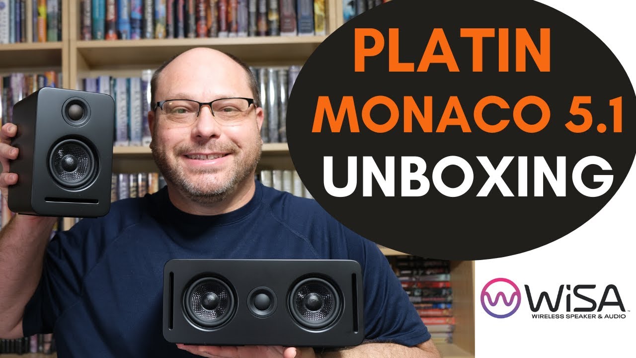 NEW Platin Monaco 5.1 Wireless Home Audio Surround Sound System. WiSA. Unboxing and First Look! THX!