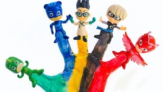 Обложка Семья пальчиков ГЕРОИ В МАСКАХ на русском языке PJ MASKS Finger Family Мультики Учим цвета для детей Скачать Семья пальчиков ГЕРОИ В МАСКАХ на русском языке PJ MASKS Finger Family Мультики Учим цвета для детей
