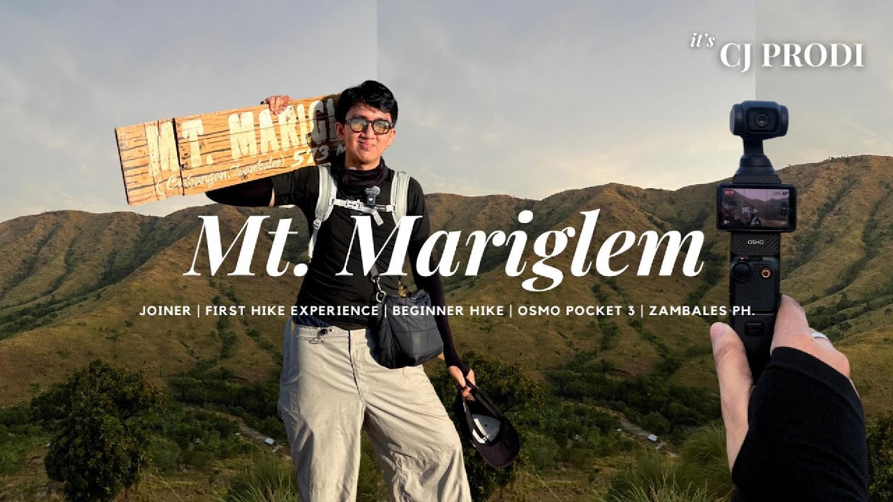 First Hike Ever at Mt. Mariglem 🏔️  | Joiner Hike Experience | Vlog using DJI Osmo Pocket 3