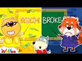 Oh No! Wolfoo&#39;s Teacher Went Bankrupt! Rich vs Broke Teacher - Funny Stories For Kids |Wolfoo Family