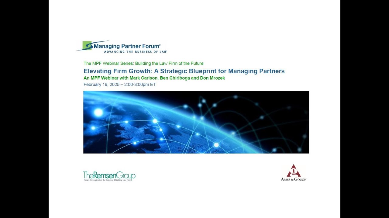 The MPF Webinar Series: 