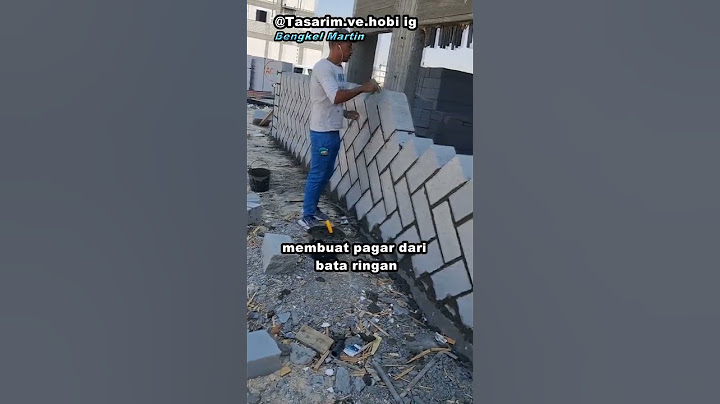Ide Kreatif Pagar Bata Ringan #idekreatif #tukangkreatif