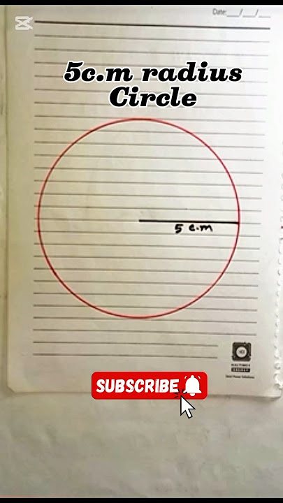 Radius Circle ||5 c.m redius circle. Circle #foryou #education #maths #geometry #circle #vairalshort