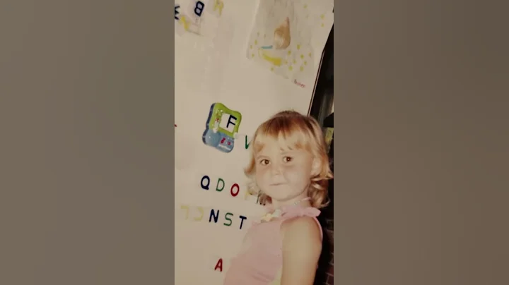 Daughter  saying the pledge. at 3 years old .