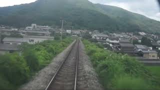 JR土讃線 普通列車 佃→箸蔵 【前面展望動画】 2023年7月23日（その２）